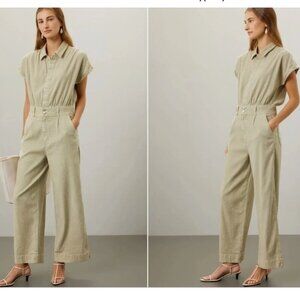 Joe's Jeans Jumpsuit Lexi Linen-Blend Wide-Leg